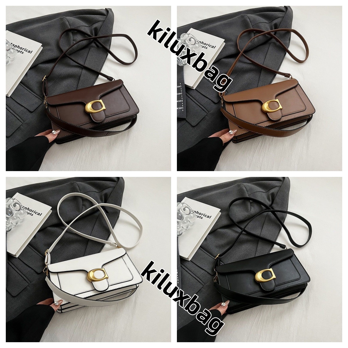 Wholesale Designer Bags Tabby Bag Women Purse Leather Handbag Fashion Shoulder Bags Woman Classic Chain Chic Square Crossbody Bag