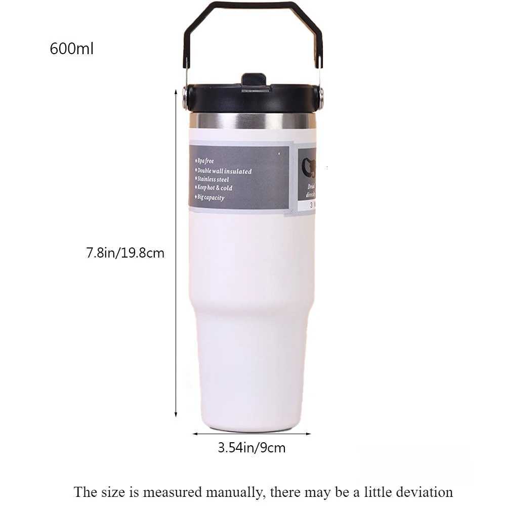 30 Oz Insulated Mug 304 Stainless Steel Drinkware Vacuum Insulation BPA free Tritan Material Perfect for Iced and Hot Drinks H251215