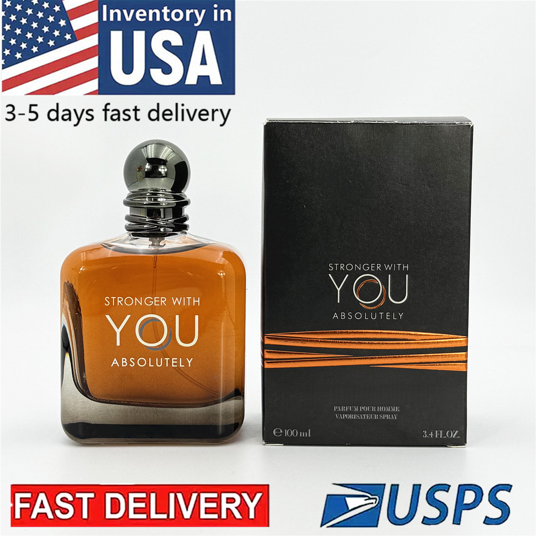 Men Perfume Stronger With You Intensely Absolutely Eau De Parfum Man Cologne Spray Body Mist Fast Ship High Quality