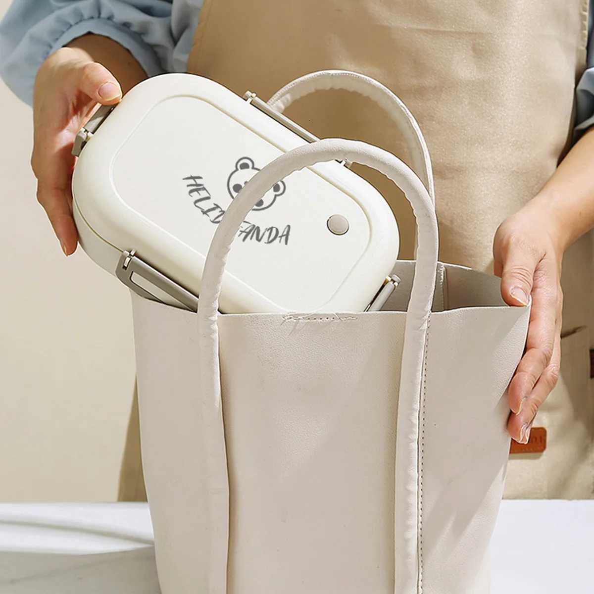 3 Cpartment Cute Portable Plastic Lunch Box For Kids Students Camping Picnic Sed Fruit Salad Food Container Microwave Safe H251213