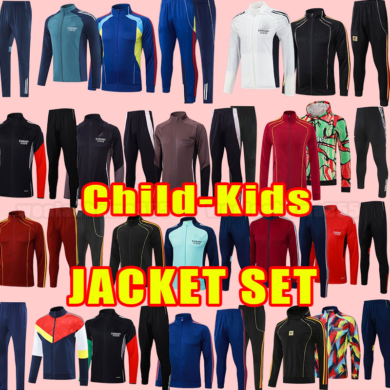 Arsenaa Full set soccer tracksuits long sleeve 25 26 SMITH ROWE PEPE SAKA ODEGAARD THOMAS MARTINELLI TIERNEY 2025 2026 football shirt Men training jacket set arsen