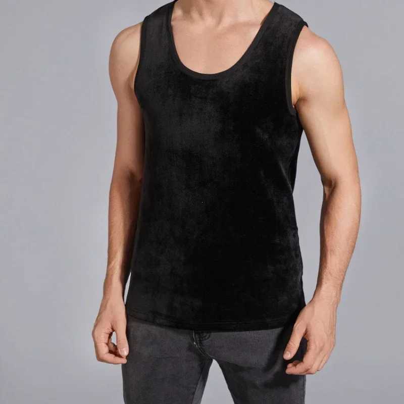 Warm Vest For Man Keep Warm Underwear Men Vest Mens Winter Thermo Shaping Large Size Male Vest Comfortable With Velvet G251215