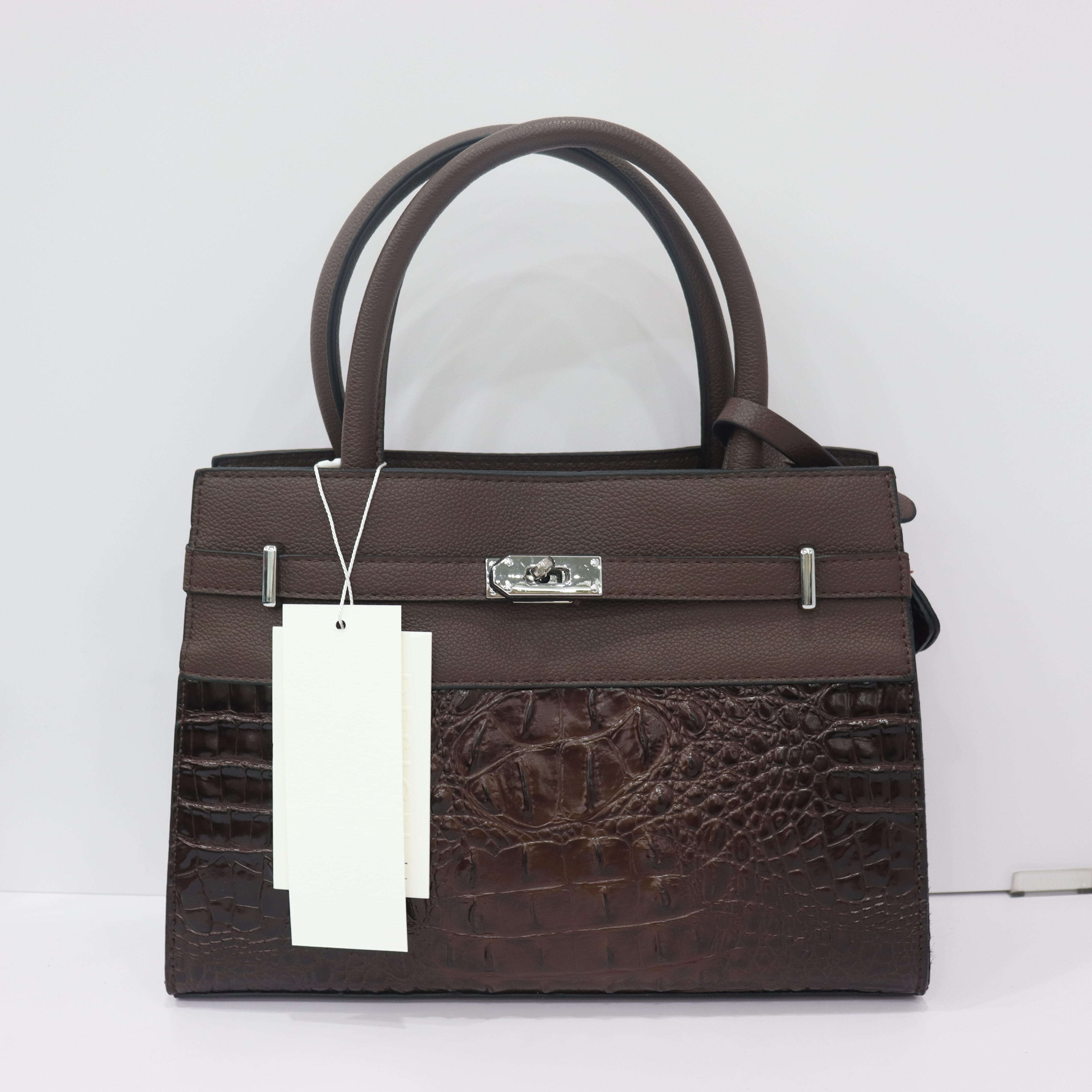 Designer Women's High Quality European and American Classic Retro Multi functional Crocodile Pattern Trendy Fashion Large Capacity Versatile Simp