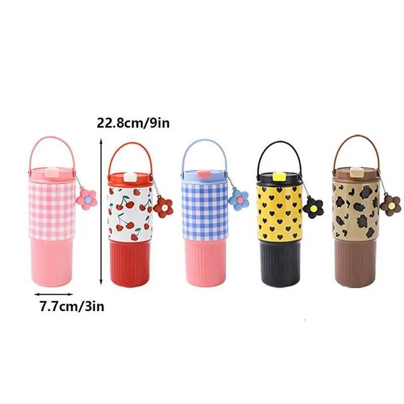 Cute Tumbler 750ML Water Bottle 316 Stainless Steel Vacuum Thermos Bottle Insulated Portable Thermos Cup Gift For Woman Girl H251215