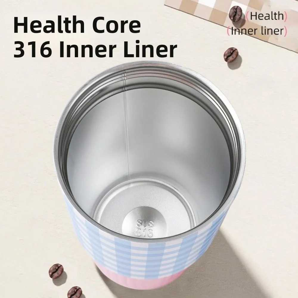 316 Stainless Steel Thermo Water Bottle Large Capacity 750ML Tumbler with Drinking Straw Insulated Vacuum Flask Cold Drink H251215