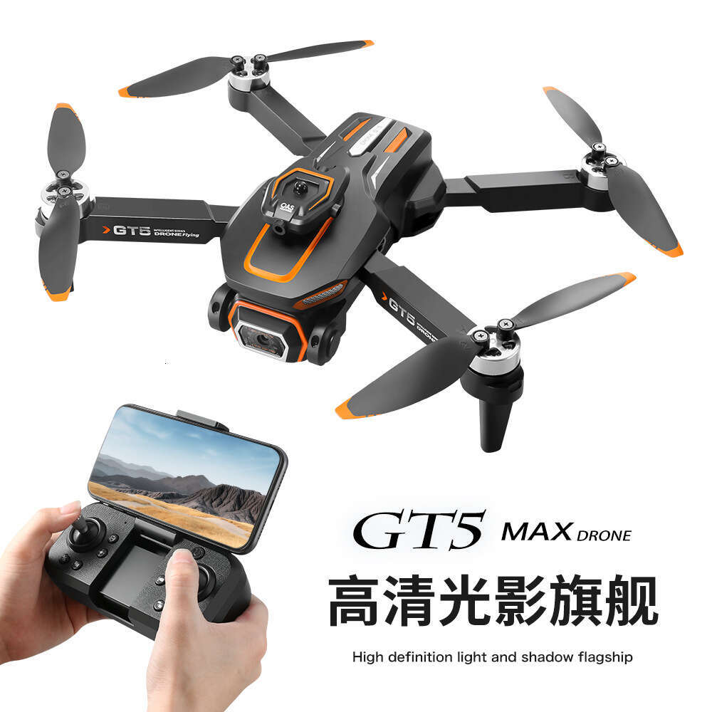 Famous Brand Cross Border GT HD Aerial Photography Electric Lens Quadcopter Obstacle Avoidance Brushless Remote Control Aircraft Drone