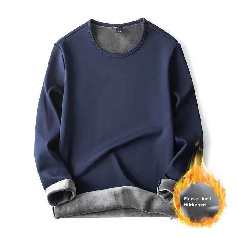 Autumn Winter Mens Hermal Underwear Tops Men Round Neck Long Sleeve T-shirt Base Layer Top Long Sleeved Casual T-shirt G251215