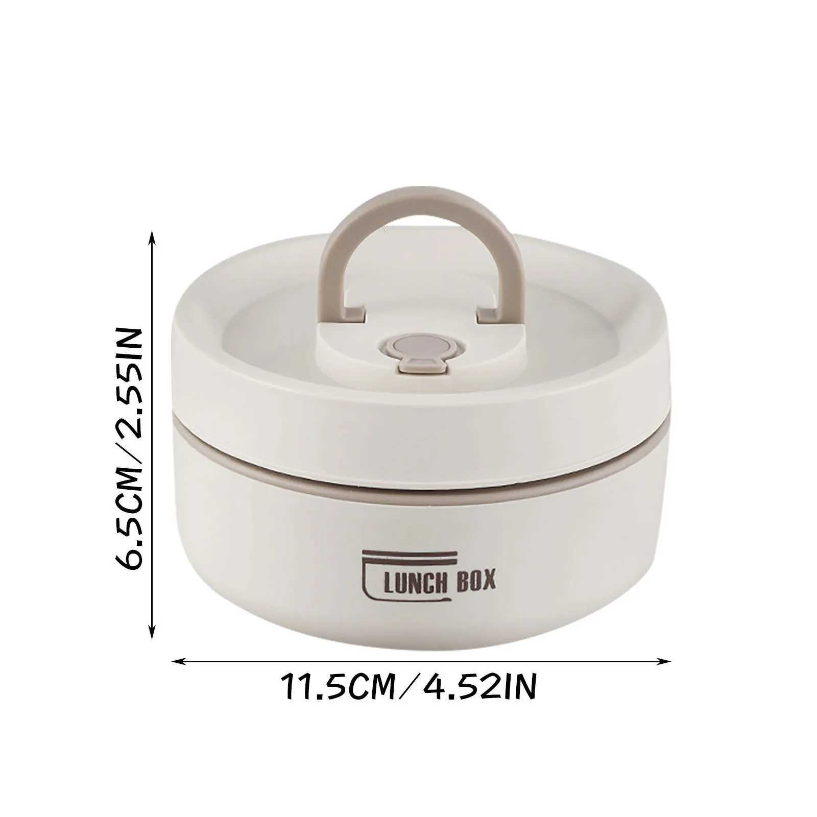 Food Storage Container Picnic Portable Leak-Proof Fruit Salad Box Microwave 304 Stainless Steel Insated Lunch Box H251213