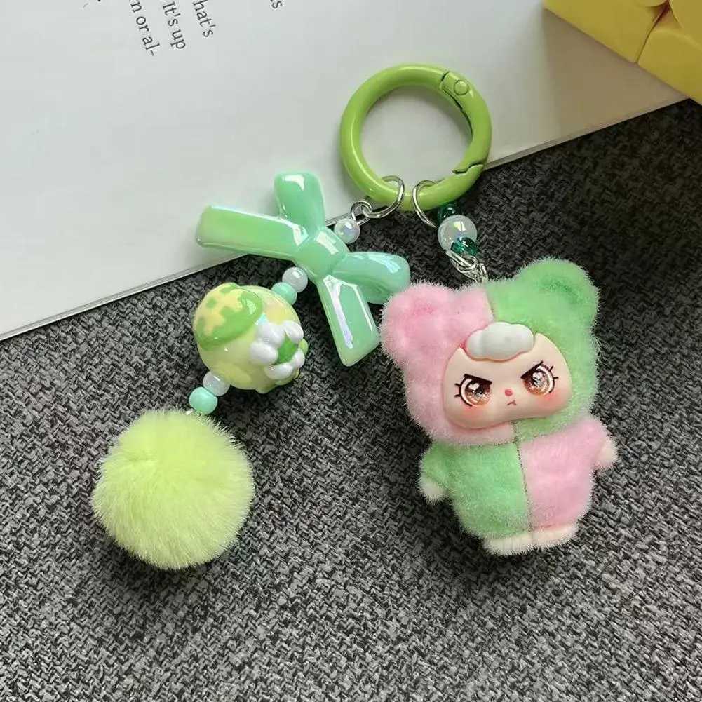 Cute Anime Flocked Dora DIY Decorative Pendant KeyChain Backpack Desk Decor Cute Cartoon Schoolbag Pendant And s Gifts M251215