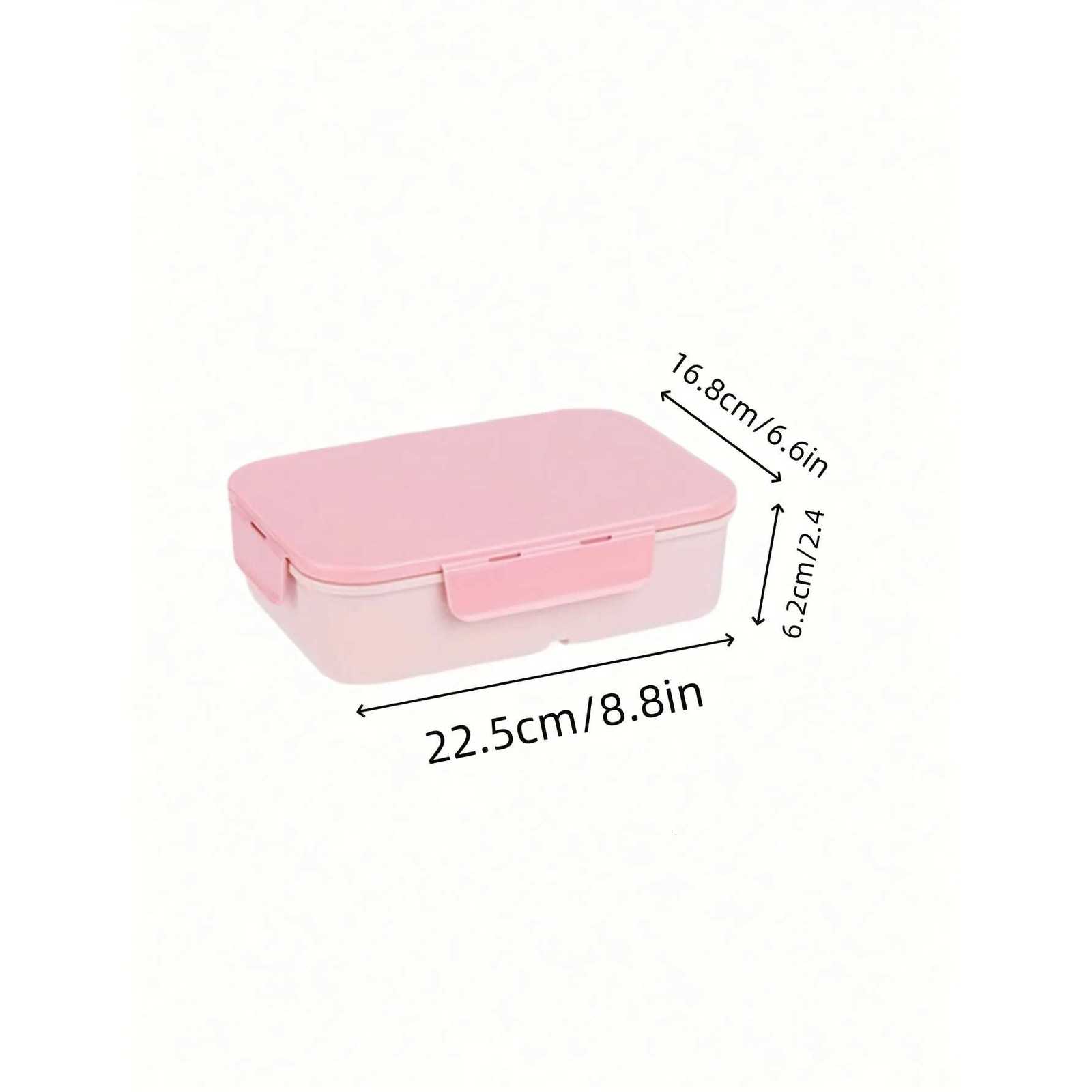 1pc 1200ml Flip-Top Lunch BoxPortable Leakproof Waterproof Design for Outdoor Use Travel College and Off Workers H251213