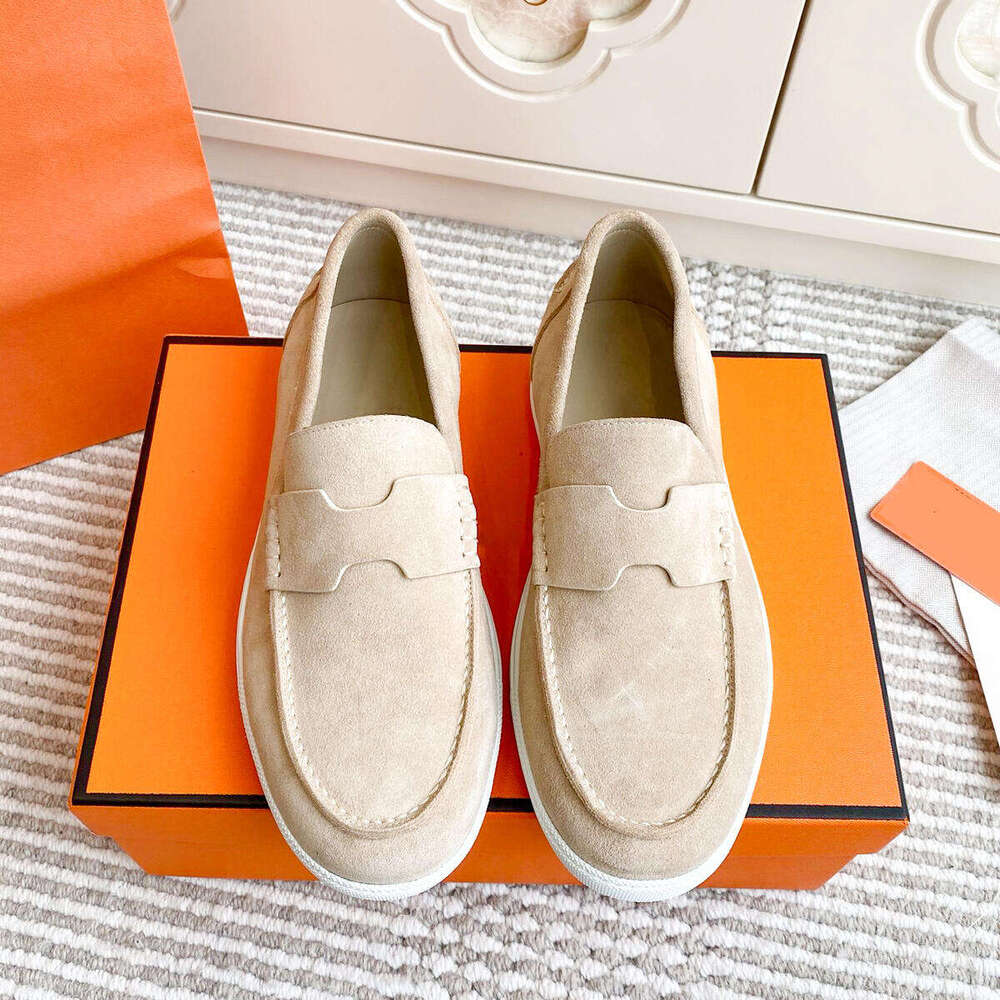 Luxury loafers blazer Designer dress shoe mens woman fashion white Suede Leather wedge flat shoe formal wed chuck casual sport Business moccasins outdoor golf shoes