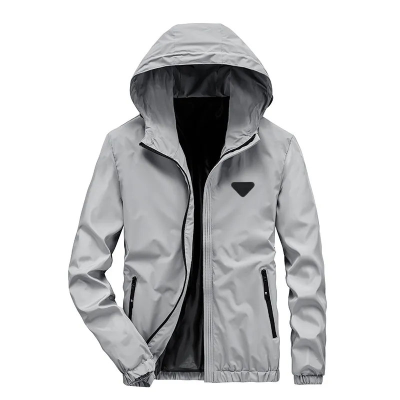 Windbreaker Jacket Zipper Hoodie Men Jackets Coat Hoodies Sweatshirt Windproof Street Sports Fashion Mens Designer Coats Windbreaker Top Plus Size