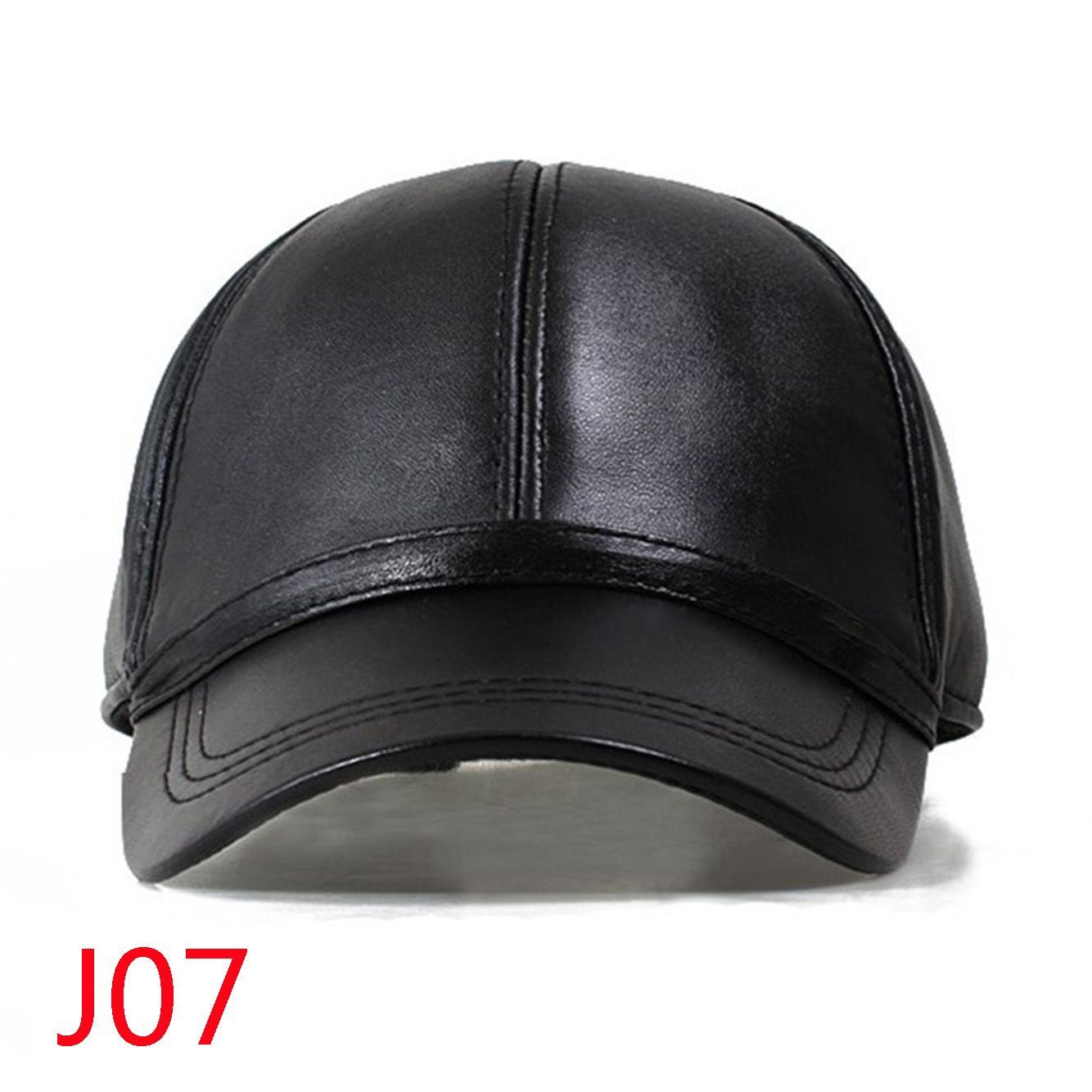 J07 Sun Hat Duck Tongue Hat Letter Leather Flat Eave Stick Cross Flower Letter Punk Hip Hop Couple Style