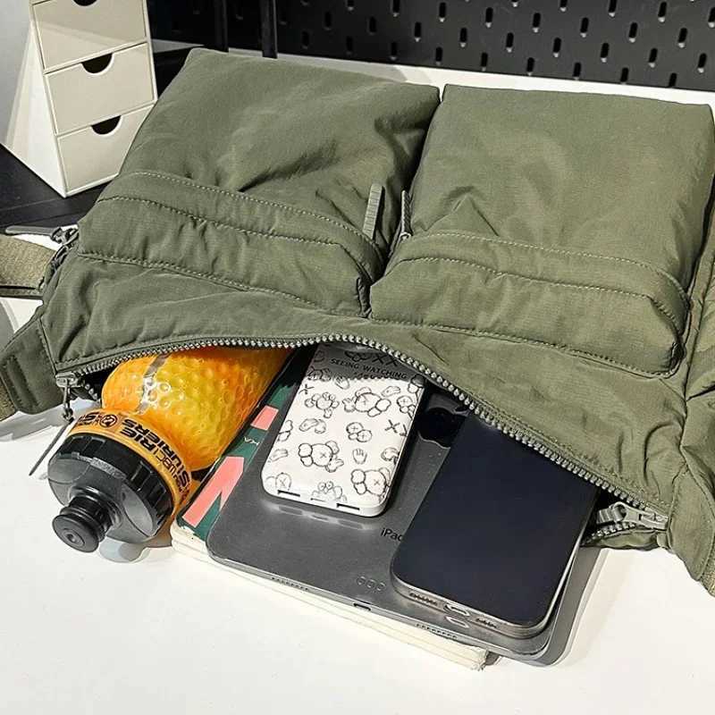 Casual Multi-pocket Messenger Bags for Women Fashion Nylon Shoulder Bag Ladies Large Handbags Female Travel Shopping Tote PurseT251215