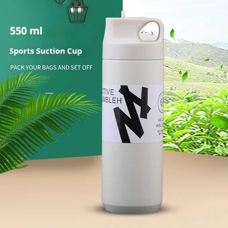 550ML Stainless Steel Thermos Bottle Car Insulated Flask Water Bottle Outdoor Sports Travel Thermal Water Bottle Vacuum Flasks H251215