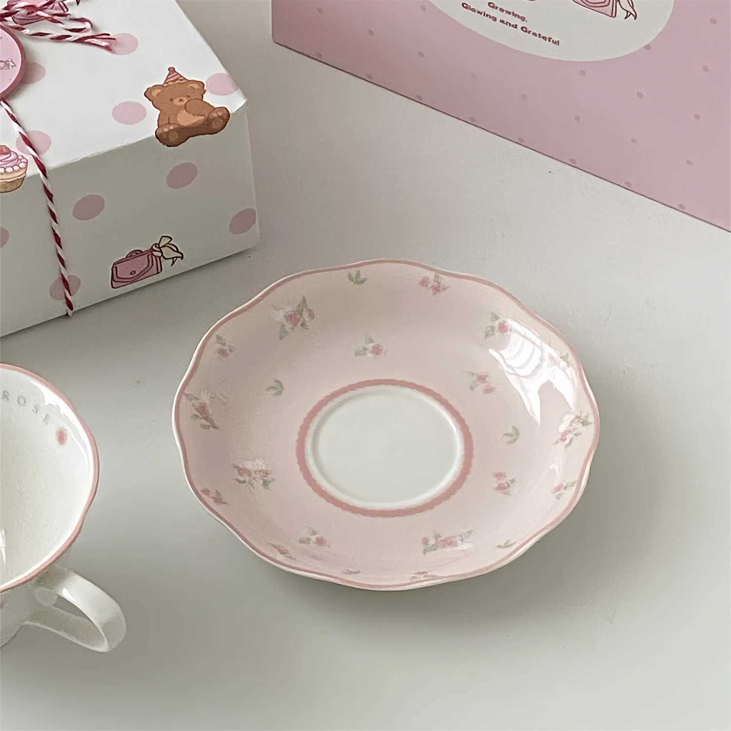 Cute Rabbit Cpanion Gift Cup Birthday Gift for Girls Practical Gift Cup High Beauty Coffee Cup Dish Gift Box H251215