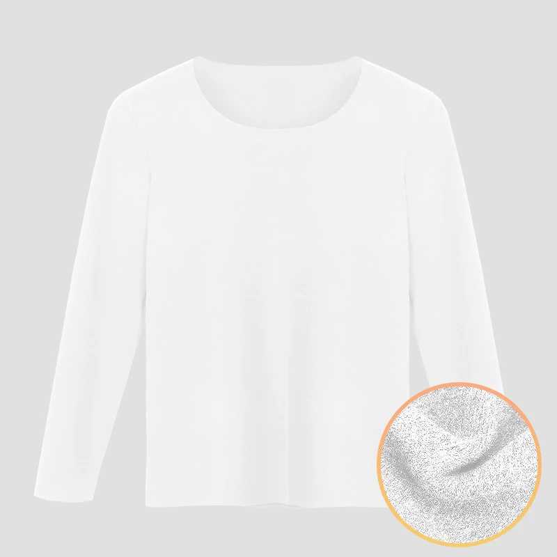 Mens fall and winter single warm top slim long-sleeved bottom crew-neck basic underwear G251215