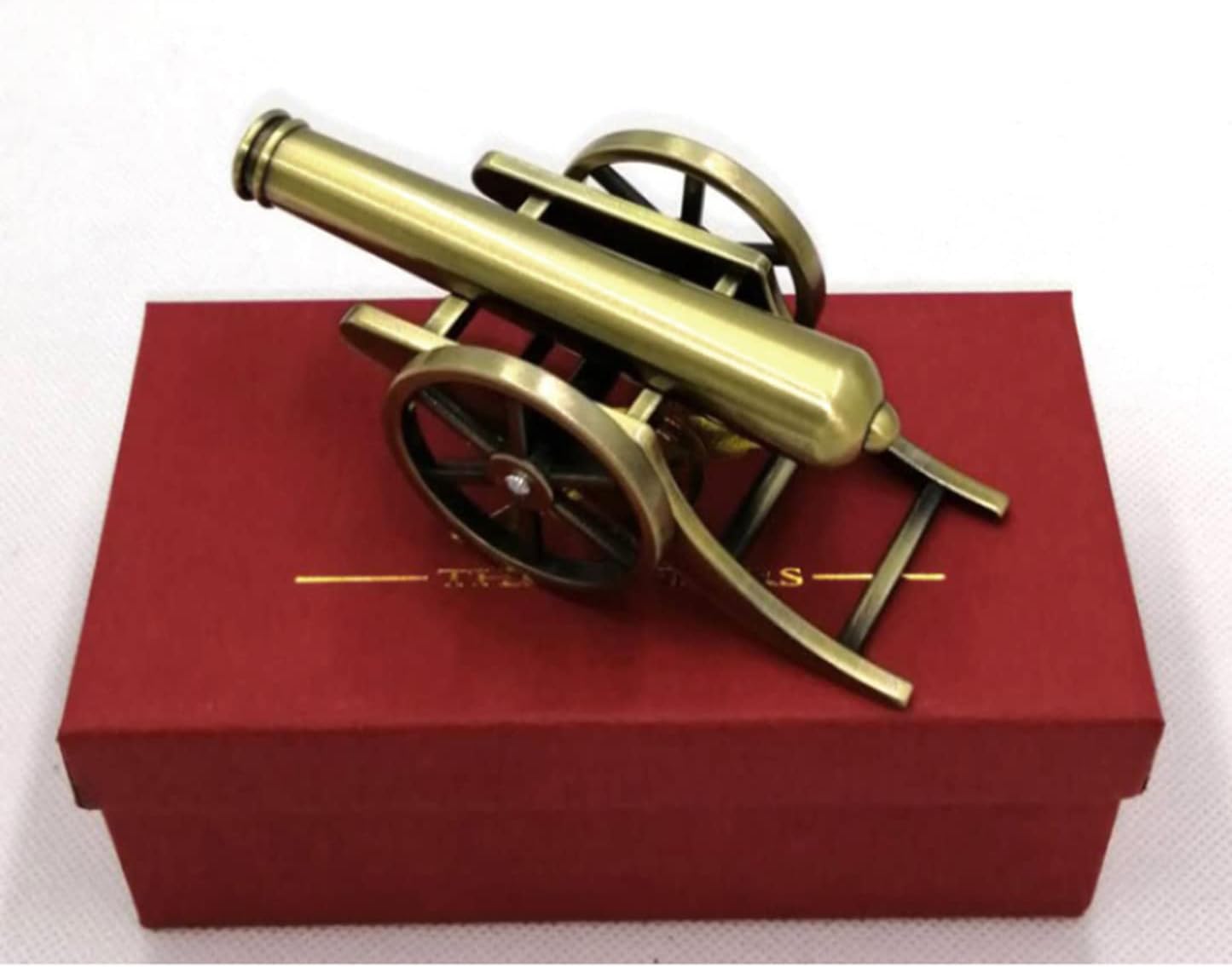 football enthusiasts treasure realistic arsenal metal cannon display piece