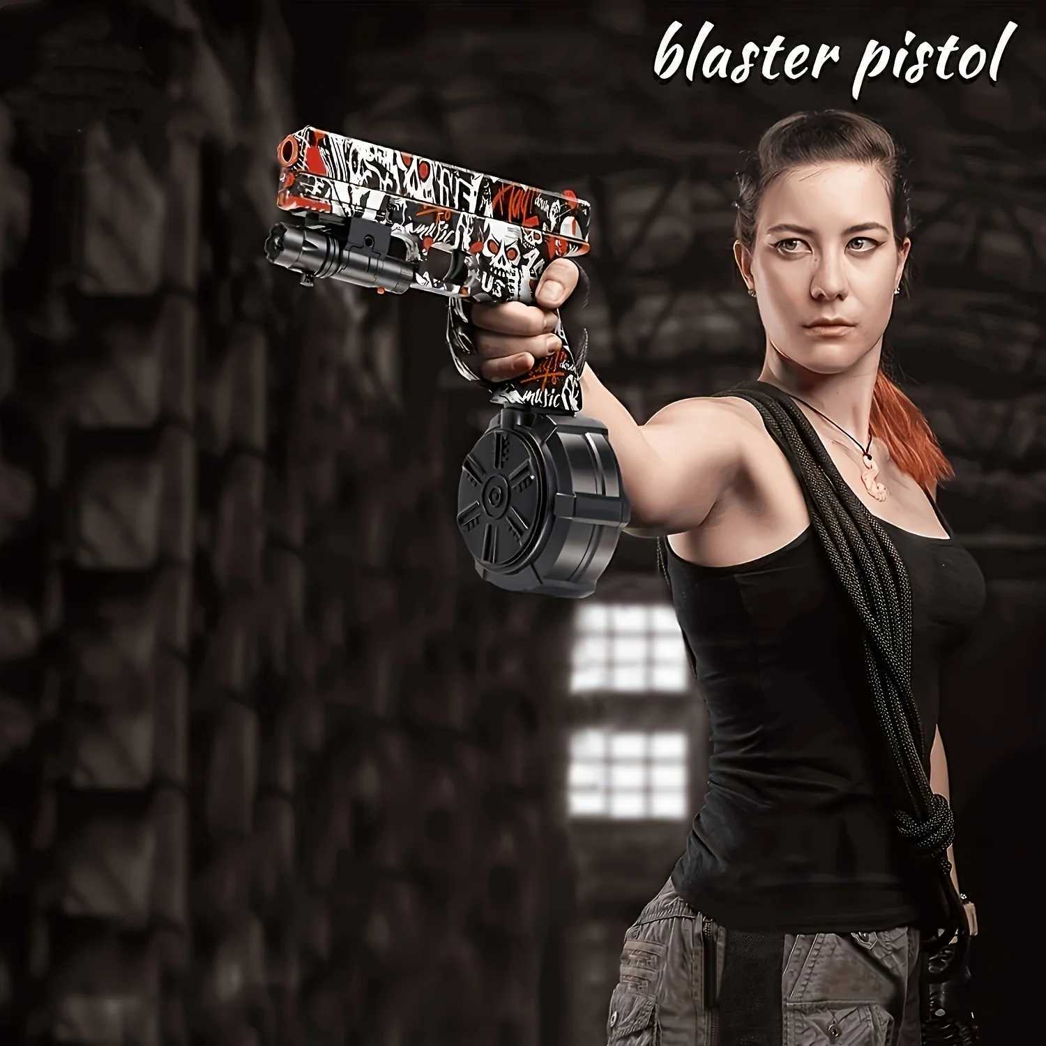 Blaster Gun Electric ball blaster pistol high-performance Orbeez gun cool toy gun outdoor activity splash ball toy shooting g W251215