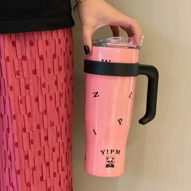 Embossed Flower Pot Big Mac Cold Insulation Cup Good-looking Large Capacity Riding Large Ice Cup H251215