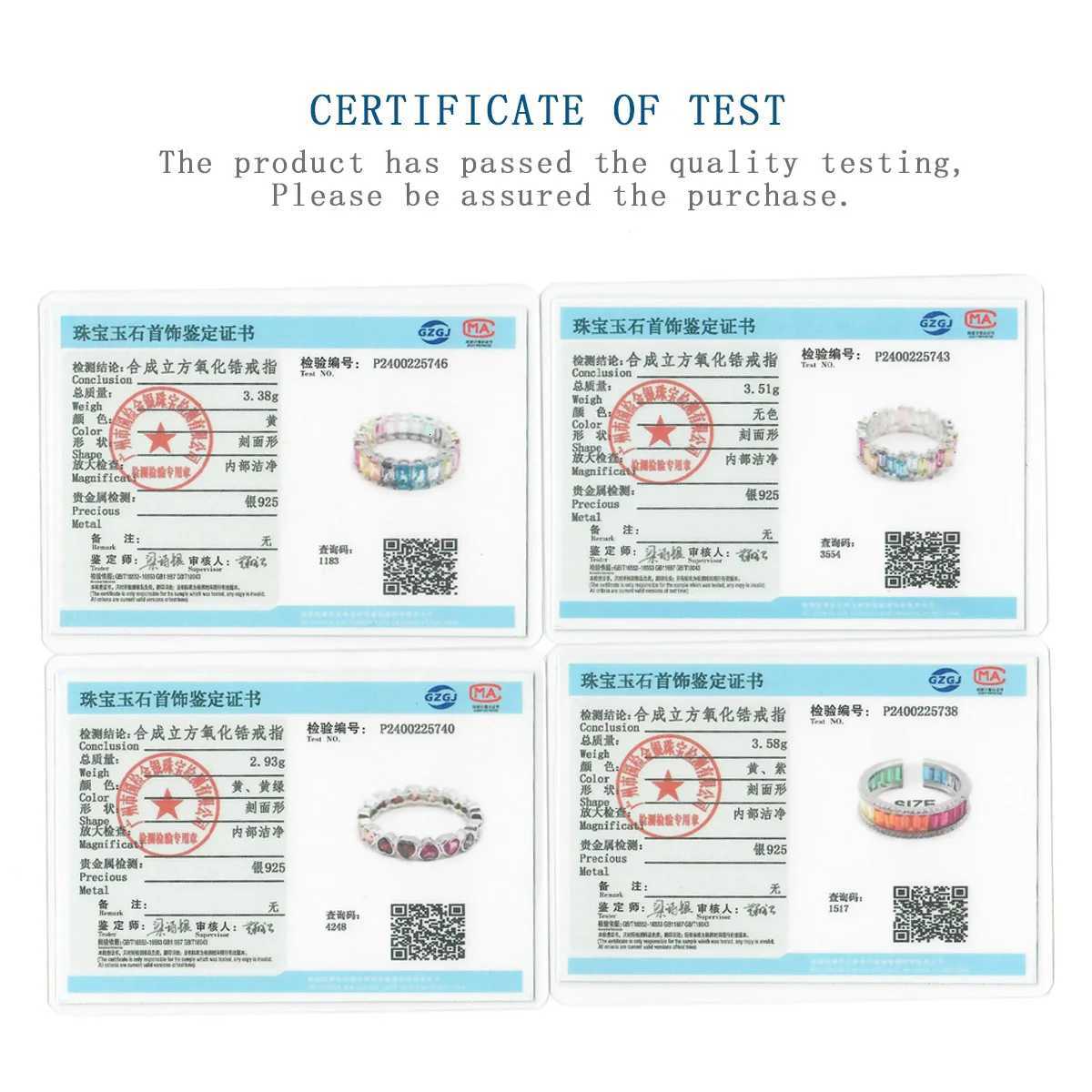 ALLNOEL Hot Sale 925 Silver Stackable Rainbow Band Ring For Women Girl Original 925 Silver 5A Zircon Rings Brand Jewelry Gift M251215