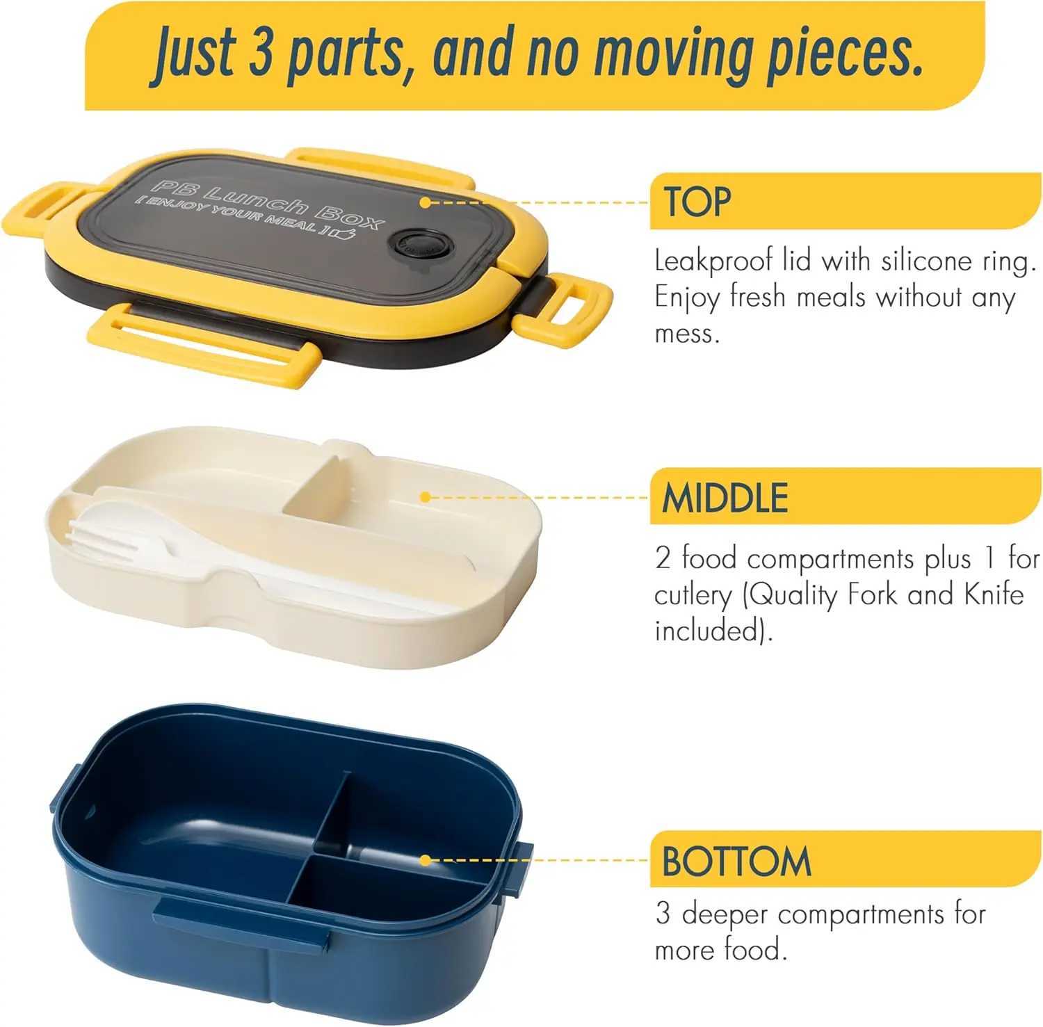 Portable Lunch Box For Kids/Adt double-layer Microwae Bento Lunch box Children School Outdoor Camping Picnic Food Container H251213