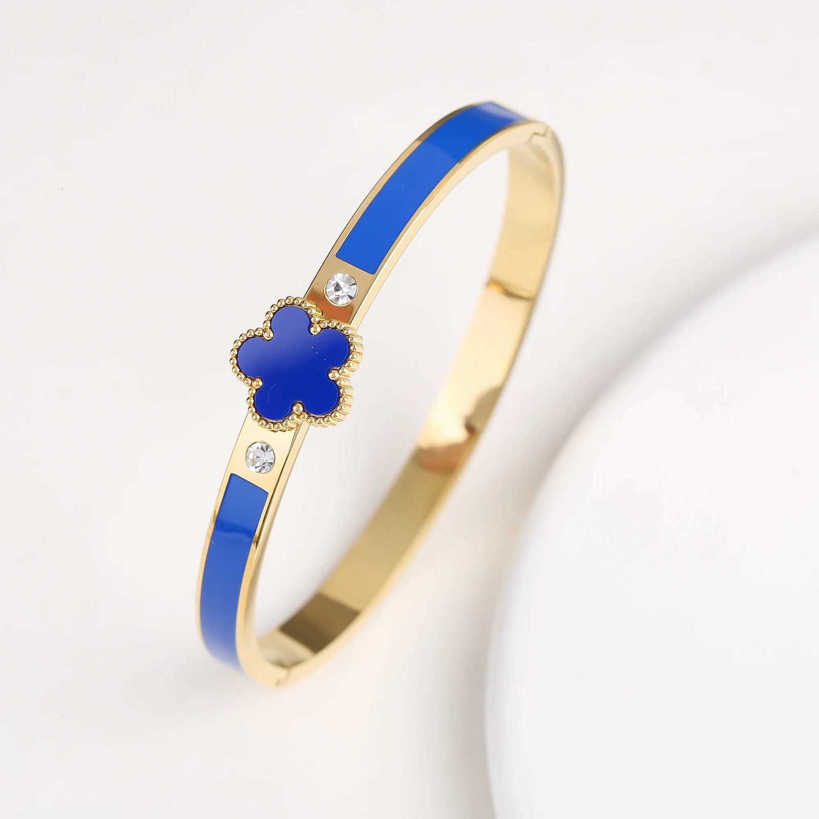 Drip Oil New Design Stainless Steel Plum Blossom Plant Five Flower Opening Adjustable Womens C r M251215