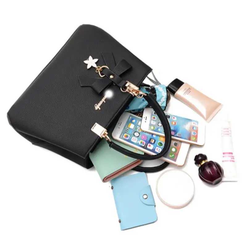 Famous Designer Brand Bags Women Leather Handbags 2024 Luxury Ladies Hand Bags Purse Fashion Shoulder BagsT251215