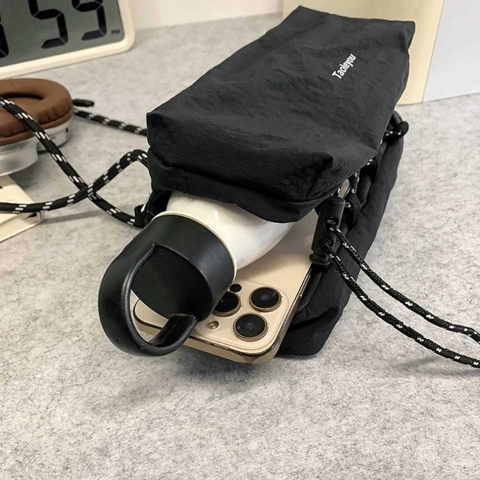 Unisex Camp Messenger Bag Large Capacity Shoulder Bag for Men Women Durable Nylon Hiking Travel BackpackT251215