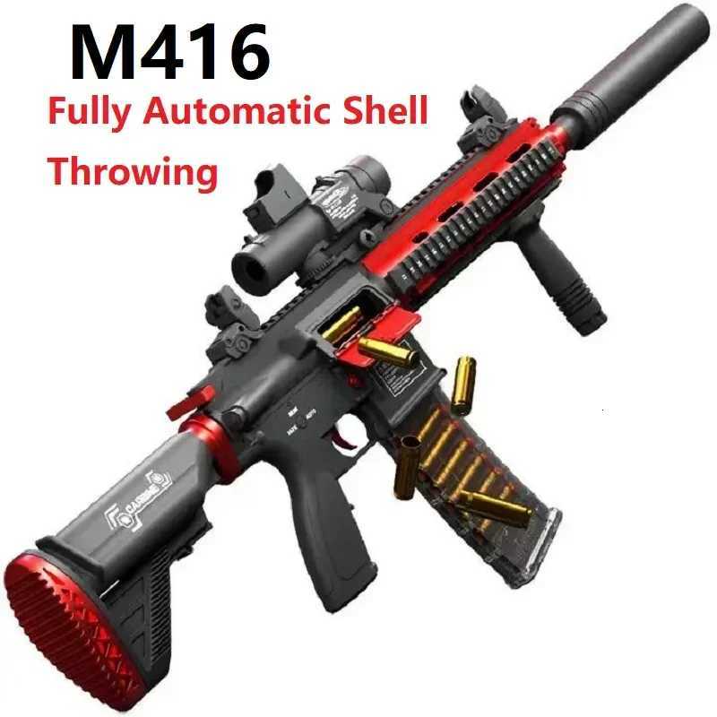 M416 Fully Automatic Shell Ejection Child Soft Bullet gun Mechanical Continuous Firing Weapon Boys Toy Gun CS Fighting Game GiftXJ251215