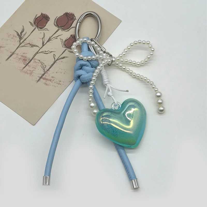 Heart Bow Woven Rope Cute Bag Pendant Keychain Jewelry Gift For Women Decoration Accessories M251215