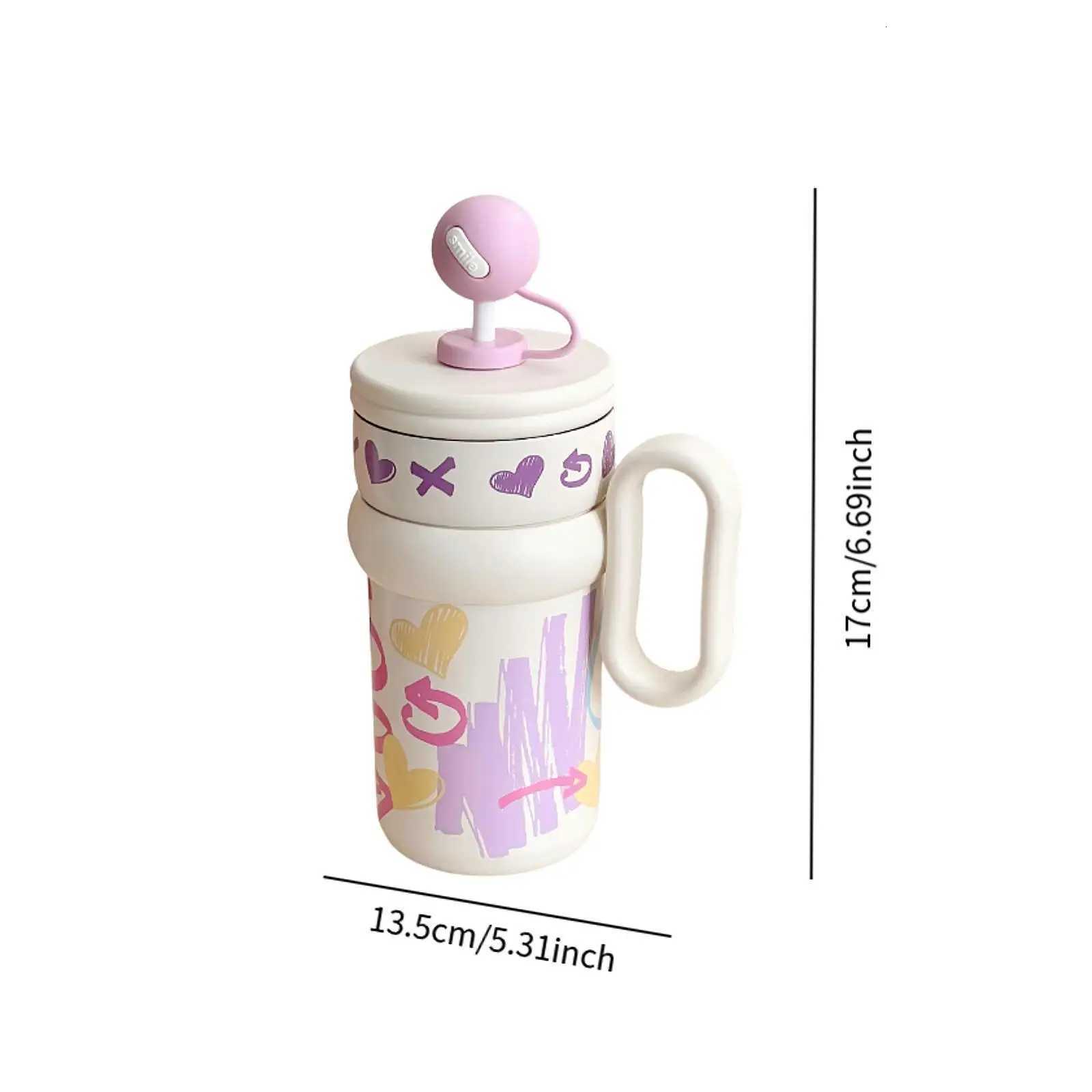 Stainless Steel Insulated Tumbler Water Bottle Reusable Insulated Cup with Straw H251215