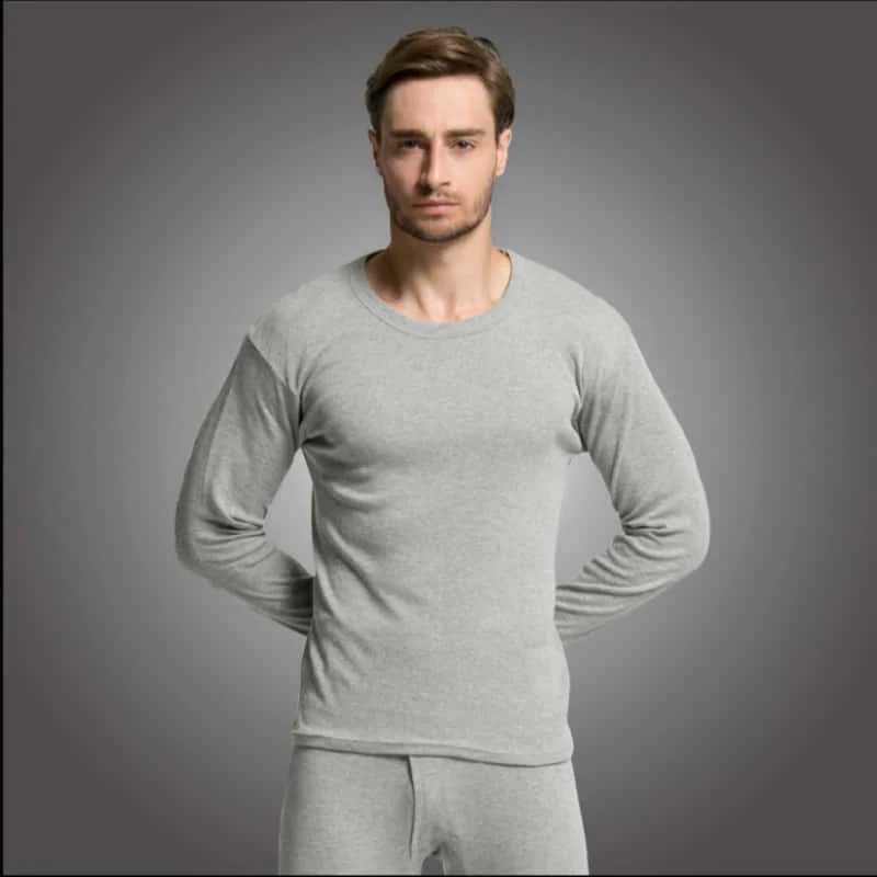 Men Undershirts Mens Winter Thermal Underwear Thin Fleece Elastic Compression Fitness For Winter Sports First Layer Wear G251215