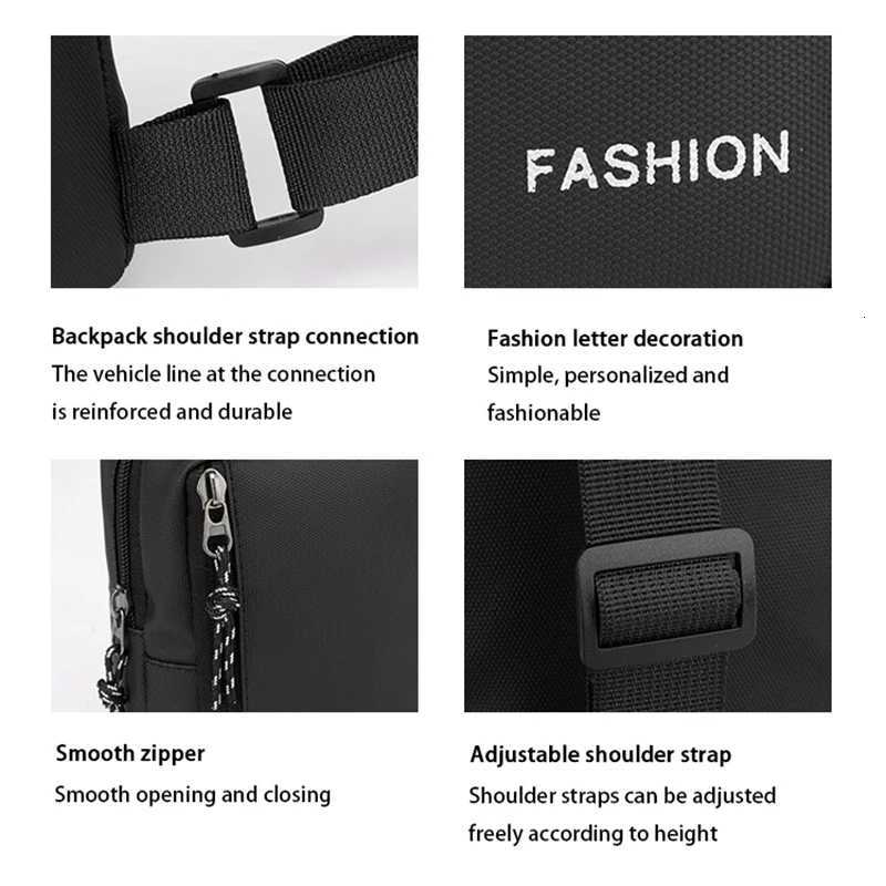 Casual Solid Men Crossbody Bags Male Oxford Handbag Shoulder Bags Boy Messenger Bags 2023 Man Handbags for Travel Satchel BlackT251215