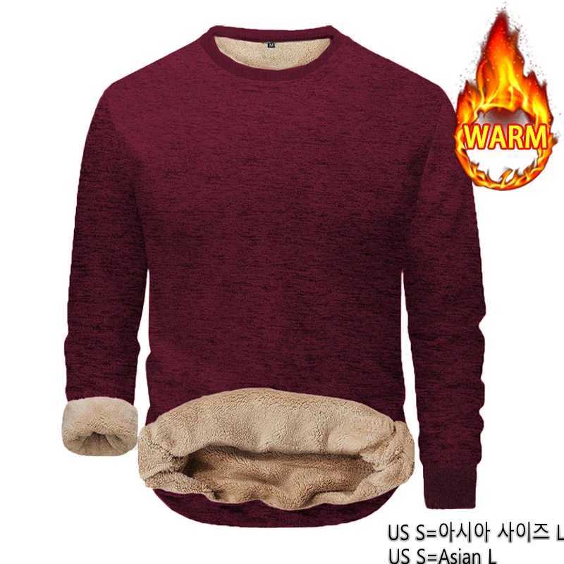 Animal Game Men Fleece Sweatshirts Casual Pullover Slim Thermal Underwear Male Sherpa Lined Streetwear Thermal Winter Shirts G251215