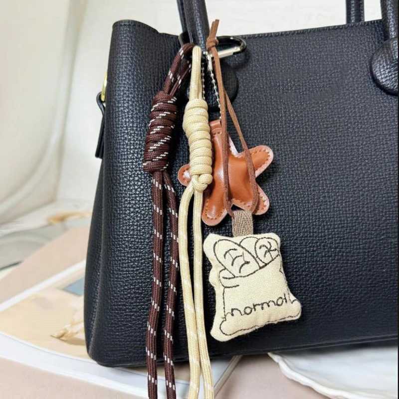 New Coffee Cup Fabric Decor Pendant Cute Cartoon Backpack Charm Fashionable Personalized Keychain Saudi National Day Giveaway M251215