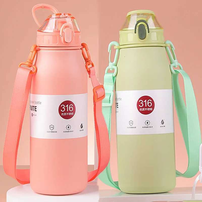 800ML/1000ML Large Capacity Thermos Bottle Stainless Steel Water Bottle Independent Tea Glass Tumbler Thermos Cup Thermal Mug H251215