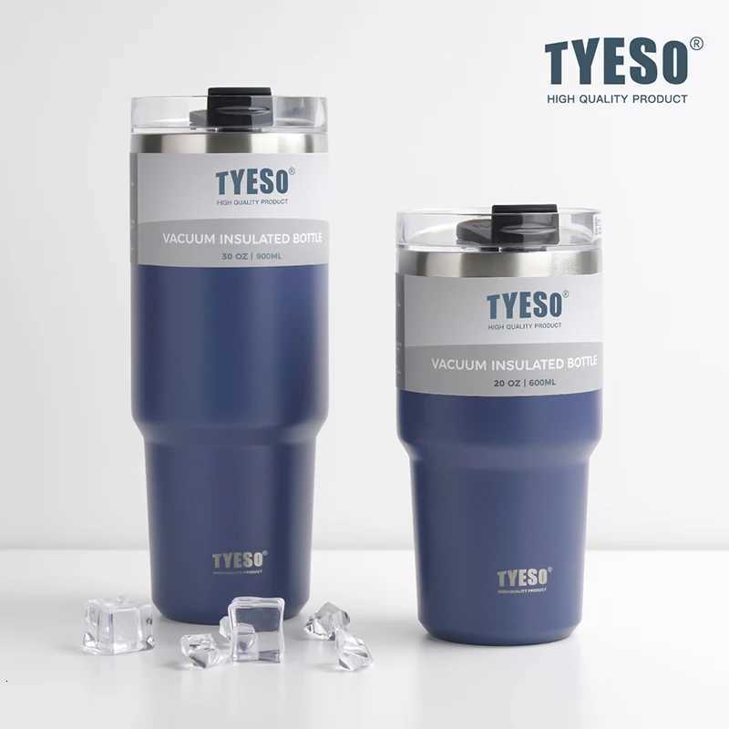Tyeso Stainless Steel Coffee Cup 900ML Cold And Hot Double-layer Insulated Cup Vacuum Thermal Mug Ins style Water Bottle H251215