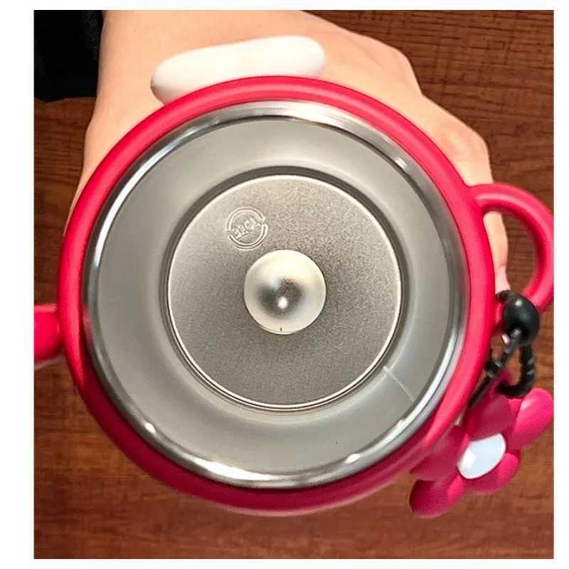 Straw Insulation Cup Large Capacity Water Cup Female Students Cute Portable Handle Water Bottle Jumbo Cup H251215