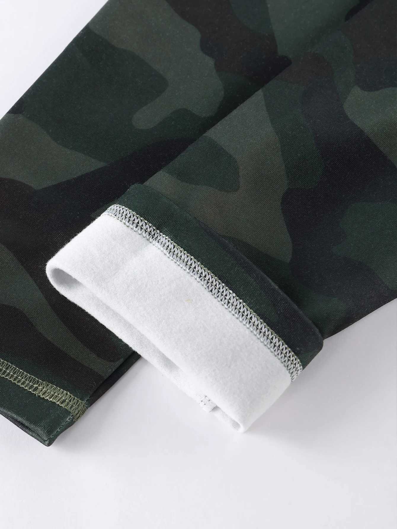 1pcs Long Sleeve Thermal Underwear Men Camouflage Man Thermal Clothes Warm Sleepwear For Winter Autumn Print First Layer G251215