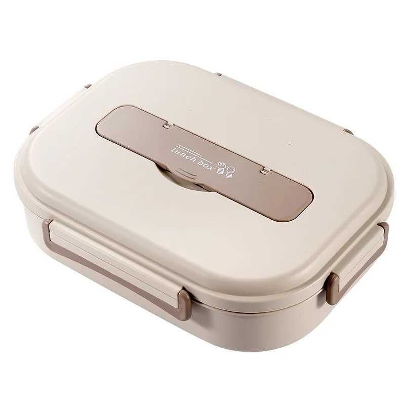 304 Stainless Steel Grid Lunch Box Student Outdoor Portable Insated Lunch Box Large Capacity Sed Insated Lunch Box H251213
