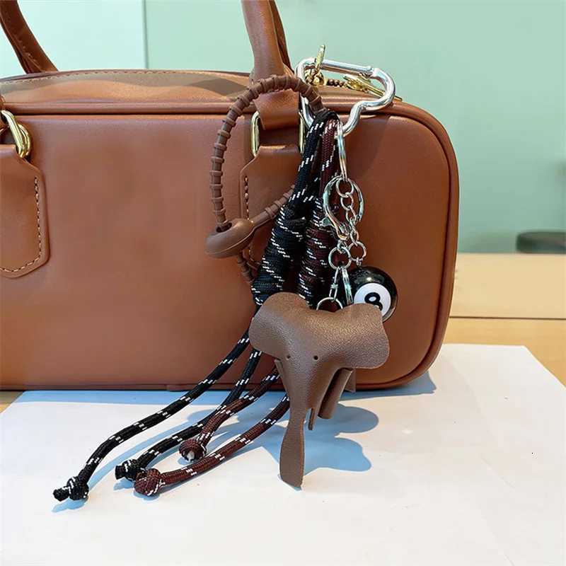 Braided Rope Bag Pendant For Women High-Grade Keychain Pendant Elephant Pendant Suitable Bag Accessories M251215