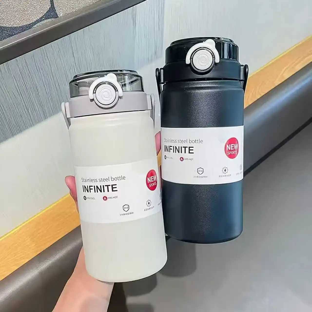 1PC 316 stainless steel water cup portable insulated large capacity high aesthetic value suitable for outdoor camping H251215