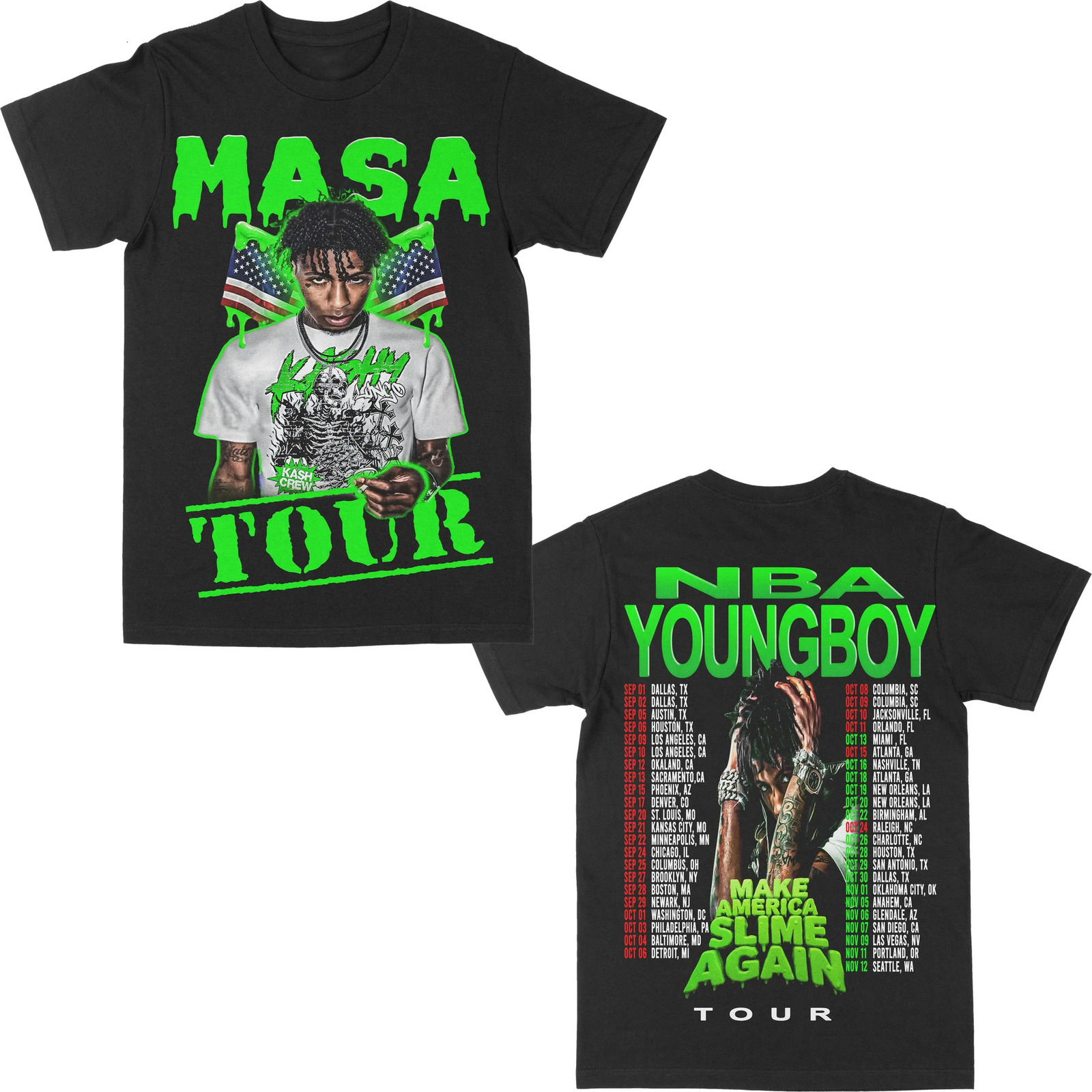Mens T-shirt young Never Broke Again Print Summer Fashion Casual Style Cotton Harajuku Street Style Unisex 251211