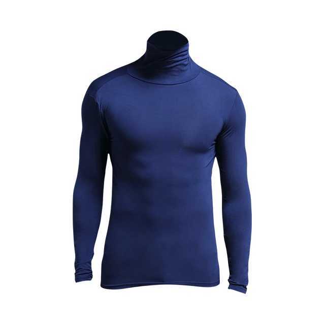 O elements mens thermal underwear in turtleneck lapel autumn thin Modal autumn and winter long-sleeved base single slim-fit top G251215