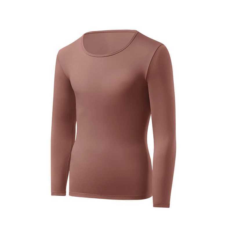 1pcs Mens Ultrathin Thermal Underwear High elasticity Plus Size Constant Temperature Seamless Long Sleeve Bottoming Tops G251215