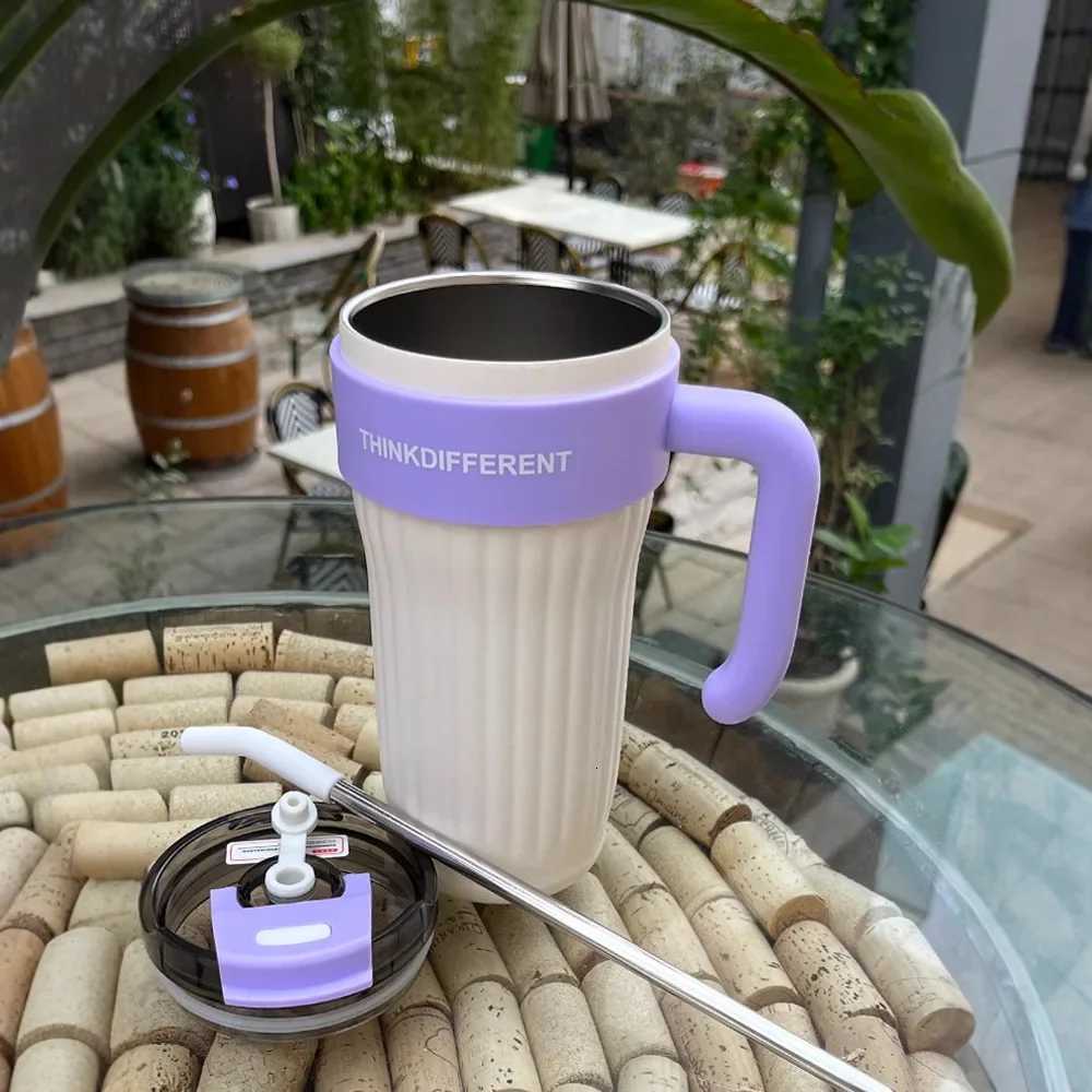 860ML Stainless Steel Thermo Bottle Large Capacity Coffee Cup Sport Insulated Cup Portable Tumbler Vacuum Flasks Car Thermal Cup H251215