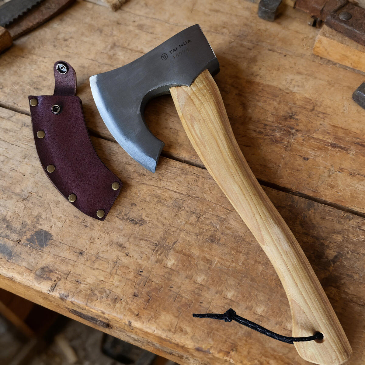 Carving Axe AX6 - Forged Camping Axes & Hatchets - Wood Chopping Axe, Hand Gardening Axes for Splitting