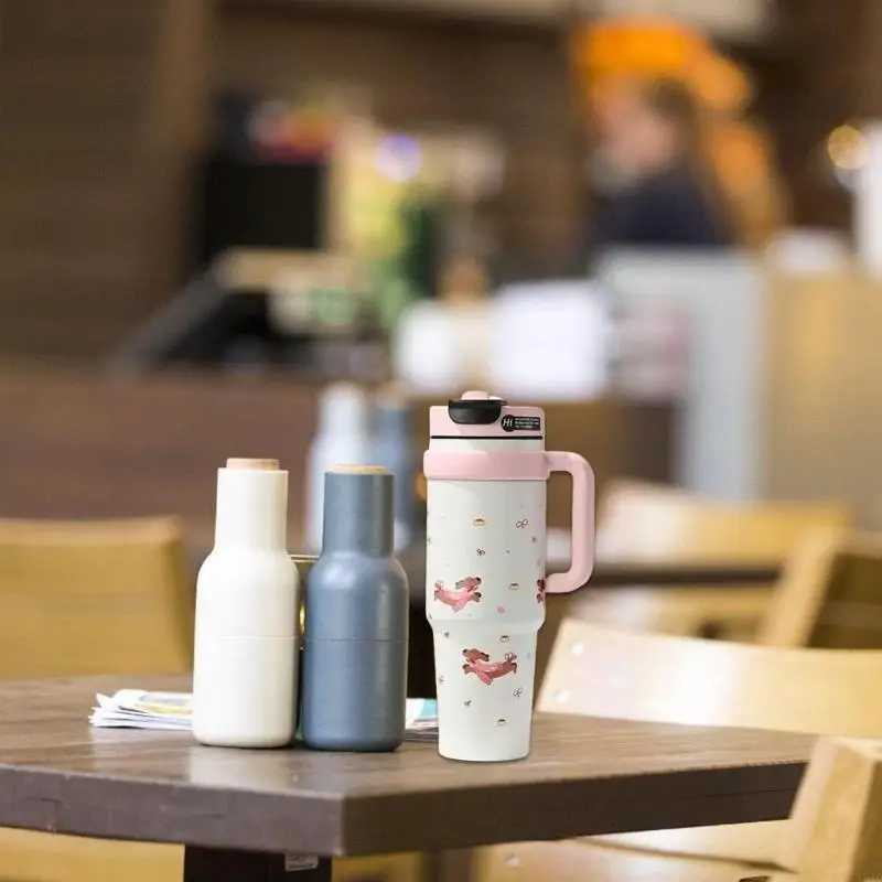 Thermal Control Nonrust Steel Water Bottle With Leak Proof Seal Ergonomic Carrying Handle Wide Opening For Active 37JD H251215