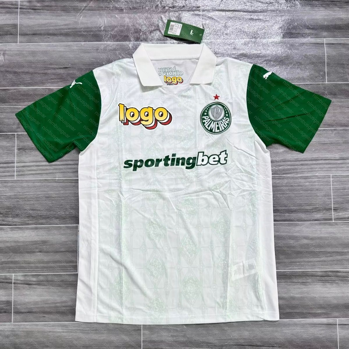 The 2025-26 Club World Cup No. 9 EndrickDuduRaphael VeigaGustavo GomezRichard RiosMaykeWeverton adult short-sleeved football training jersey